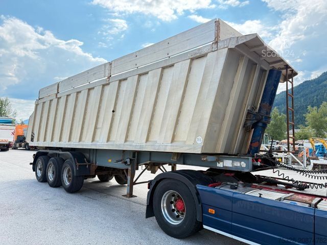 Semirremolque volquete SCHWARZMÜLLER 3 Achsen Liftachse 45-55m³ Alumulde Stahl Rahmen