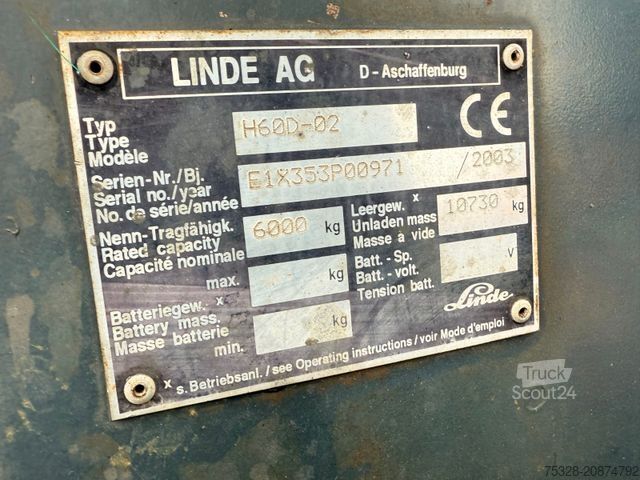 Stivuitor frontal LINDE H60D-02