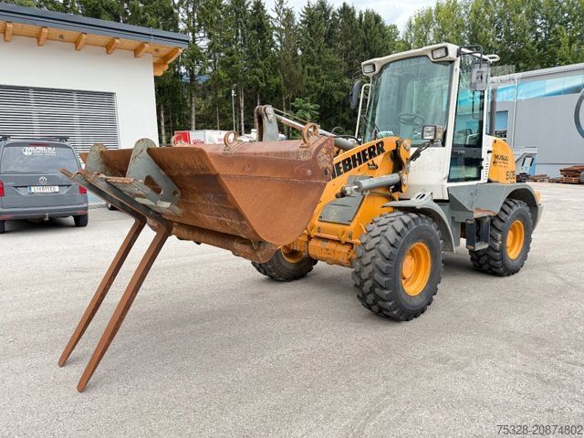 Radlader LIEBHERR L 509 Speeder Schnellwechsler Schaufel + Gabel