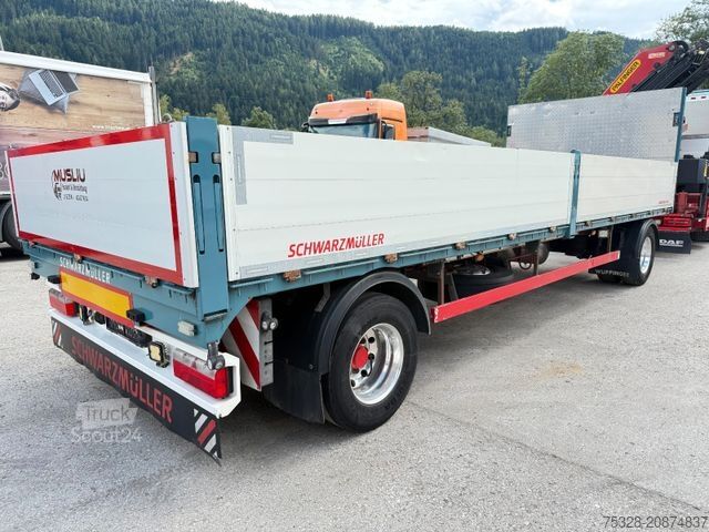 Remolque abierto SCHWARZMÜLLER 2 Achs Jumbo Pritsche Bordwand 14100Kg Nutzlast
