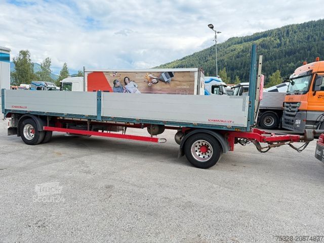 Remolque abierto SCHWARZMÜLLER 2 Achs Jumbo Pritsche Bordwand 14100Kg Nutzlast
