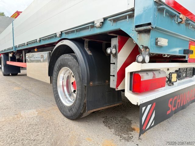 Remolque abierto SCHWARZMÜLLER 2 Achs Jumbo Pritsche Bordwand 14100Kg Nutzlast