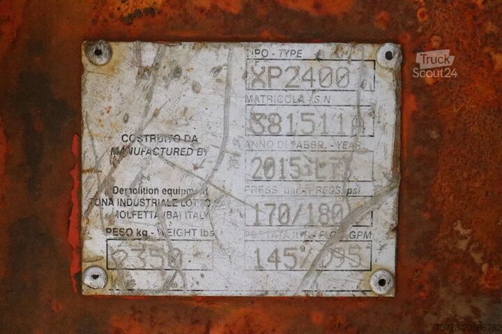 Zúzógép Promove XP2400 | S70 | 24 TO 35 TON | HYDRAULIC BREAKER