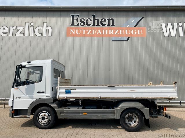 Driezijdige kipper bestelwagen MERCEDES-BENZ 818 Atego MEILLER Dreiseiten-Kipper*2xAHK*3Sitze