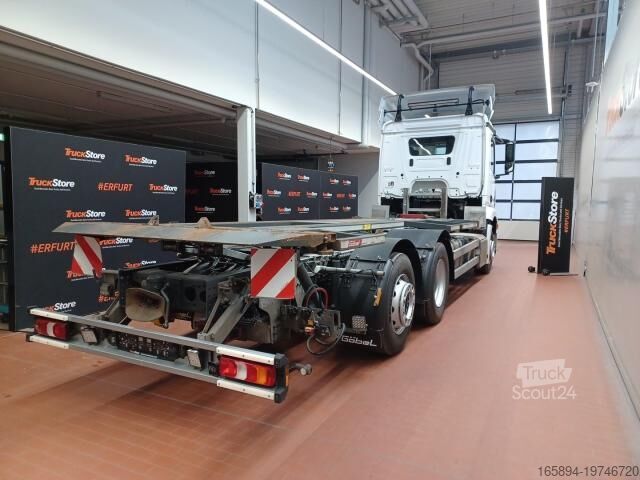 Camión con caja móvil Mercedes-Benz Antos 2543 HYDRALIFTER BDF Hubrahmen