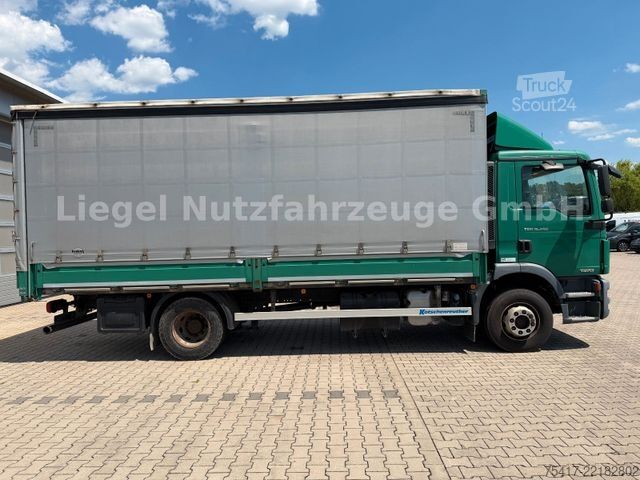 Камион платформа с брезент MAN TGM 15.250 4x2 BL*Klima*TÜV*SP*Bordwände