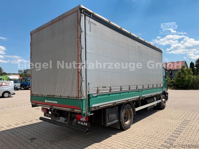 Камион платформа с брезент MAN TGM 15.250 4x2 BL*Klima*TÜV*SP*Bordwände
