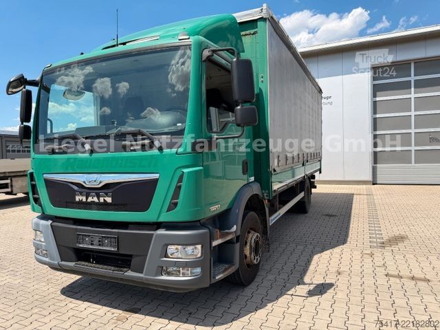 Камион платформа с брезент MAN TGM 15.250 4x2 BL*Klima*TÜV*SP*Bordwände