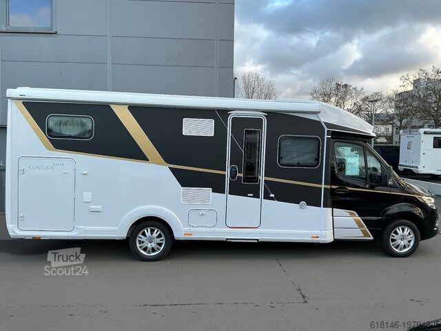 Halvintegrerad husbil EURA MOBIL CONTURA 766 EF LUMINARY PLUS+FAHRASSISTENZ+LEDER