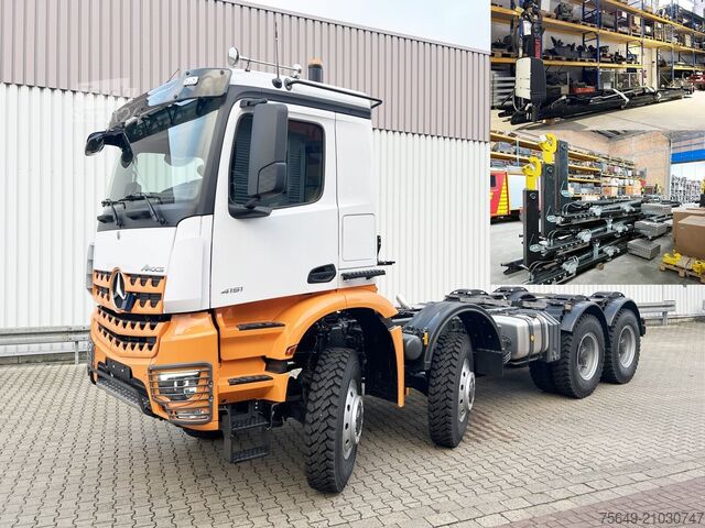 Camion benne à bras amovible Mercedes-Benz Arocs 4151 AK 8x8/4 Arocs 4151 AK 8x8/4, Grounder