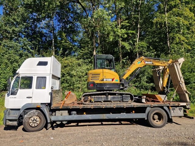 Бортовой грузовик MAN LE 14.280 4x2 L LE 14.280 4x2 L, Maschinentransporter, 2x AHK