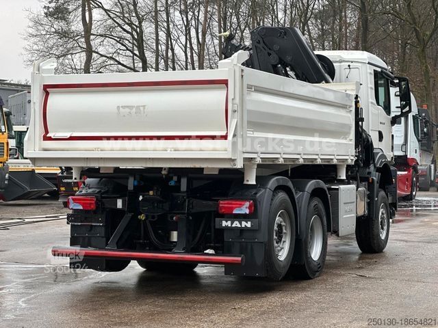 Trijų pusių savivartis sunkvežimis MAN TGS 28.430 6x4-4,DSK, HIAB Ladekran *NEU*