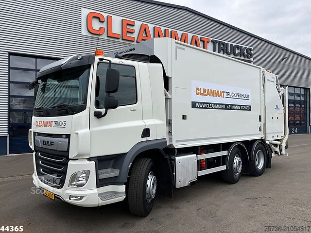 Véhicule de collecte des déchets DAF FAG CF 340 Euro 6 Geesink/Van Schijndel 20m³