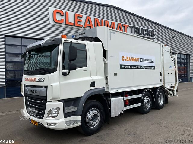 Véhicule de collecte des déchets DAF FAG CF 340 Euro 6 Geesink/Van Schijndel 20m³