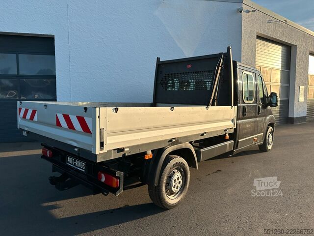 Dubă pick-up PEUGEOT Boxer DoKa mit Pritsche | Kran | AHK | Klima