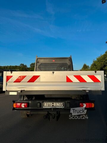 Dubă pick-up PEUGEOT Boxer DoKa mit Pritsche | Kran | AHK | Klima