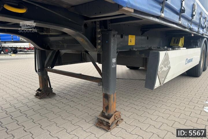 Kayar brandalar Krone SD / Steering axle / Lift axle / Mounted forkli...