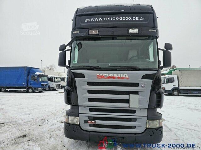 Влекач за голям обем Scania R 420 Highline Retarder Mega-Lowliner 2 Betten