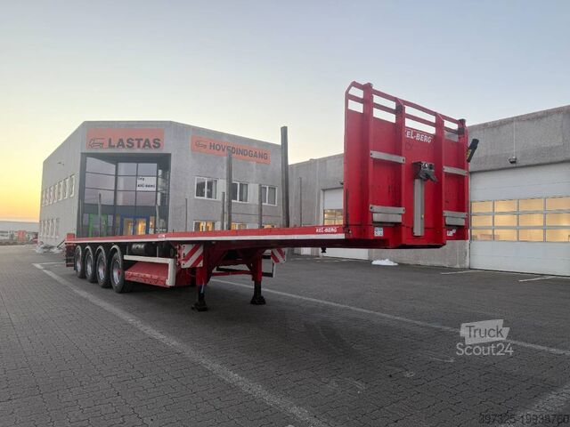 Remorque à plate-forme Kel-Berg Extendable / Ausziehbarer auflieger / Udtrækkelig