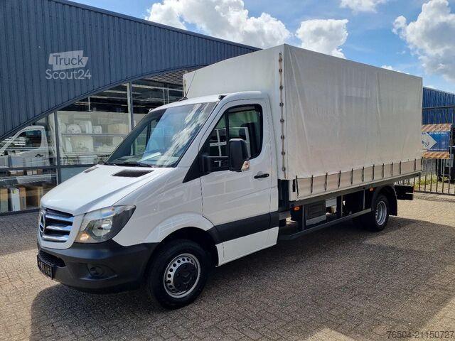 Dekzeil Mercedes-Benz Sprinter 514 CDI/ Huifzeil/ Airco/ EURO 6
