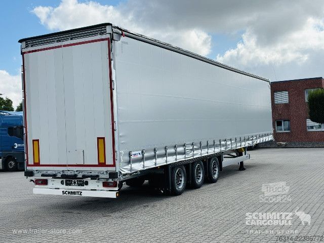 Semi-reboque aberto com lona Schmitz Cargobull Curtainsider Mega Getränke