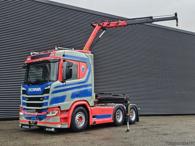 Standaard-SZM Scania R500 6x4 / PALFINGER CRANE / KRAN / RETARDER