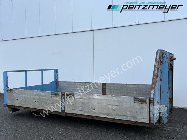 Cassone scarrabile  Abrollcontainer m. Seitenklappen