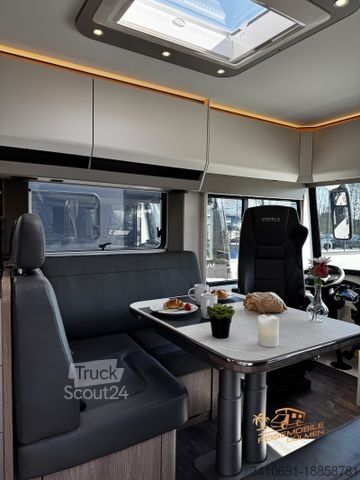 Integriertes Wohnmobil MORELO Loft 82 LS Wide Axle Luft Gastank 4x 140 Solar