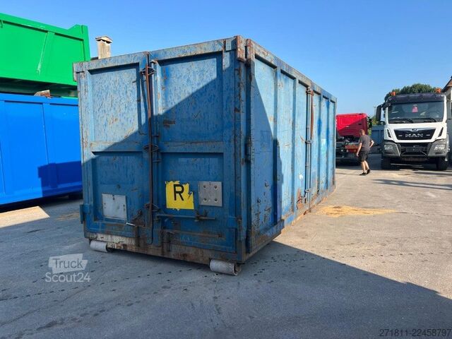 Контейнер с крюковым захватом  CONTAINER SCARRABILE USATO A CIELO APERTO