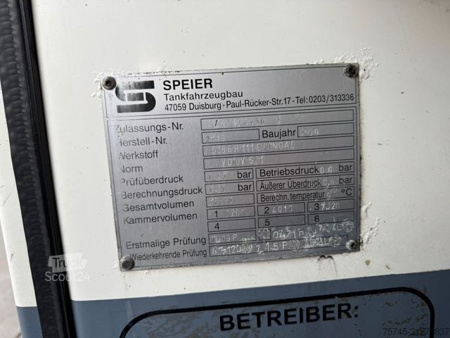 LKW mit Tankaufbau MAN TGS 26.360*3 KAMMER MIT OBEN UND UNTEN*LENK&LI