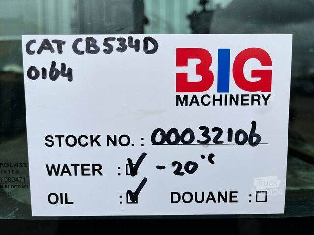 Rolo tandem Caterpillar CB534D CE / EPA