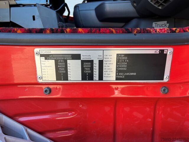 Standard-SZM Scania / R450 / Euro 6 / Retarder / 997 DKM / APK-TUV ...