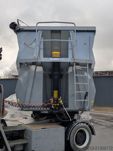 Semirremolque volquete STAS HardoX Stahl 86 m³, Liftachse, ALCOA, MIETEN?