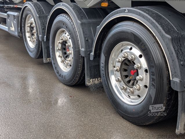 Semirremolque volquete STAS HardoX Stahl 86 m³, Liftachse, ALCOA, MIETEN?