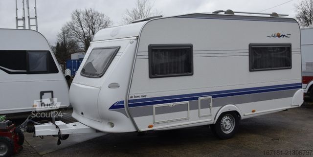 Caravane HOBBY De Luxe Easy 440 SF mit Vorzelt