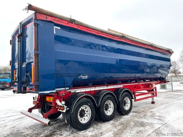 Polpriklopnik kiper STAS 56m³ Stahlkipper /Hardox/2x Liftachse/Rüttler