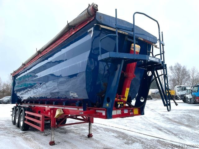 Polpriklopnik kiper STAS 56m³ Stahlkipper /Hardox/2x Liftachse/Rüttler