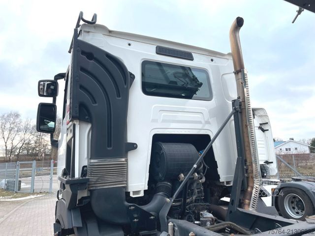 Tre-sidet tipbil RENAULT C480/Meiller Kipper/Bordmatik/AP-Achsen/Blatt