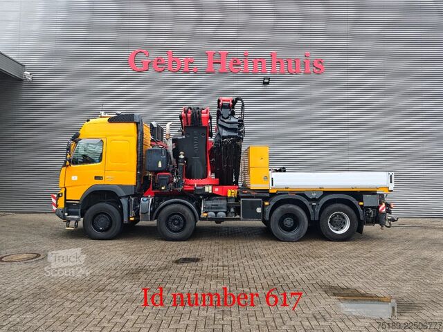 Autokrāna kravas automašīna Volvo FMX 500 8x6 Fassi F1650 RA.2.28 8 x Hydr. Jip 6...