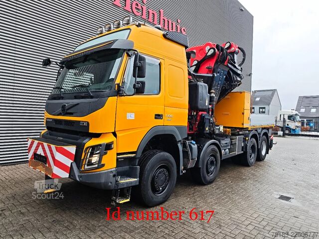 Autokrāna kravas automašīna Volvo FMX 500 8x6 Fassi F1650 RA.2.28 8 x Hydr. Jip 6...