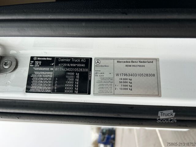 Standaard-SZM Mercedes-Benz Actros 1842 StreamSpace / 424 dkm / NL Truck / ...