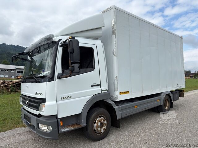 Dėžinis sunkvežimis MERCEDES-BENZ ATEGO 1024 KOFFERAUFBAU*EURO5*1HAND*