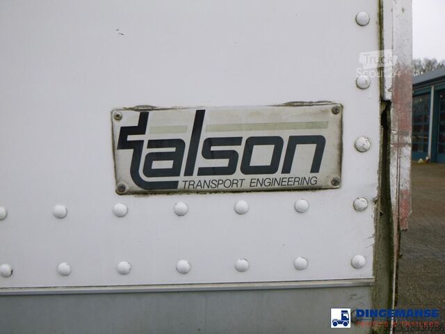 Lagaminas Talson 2-axle closed box trailer 89 m3