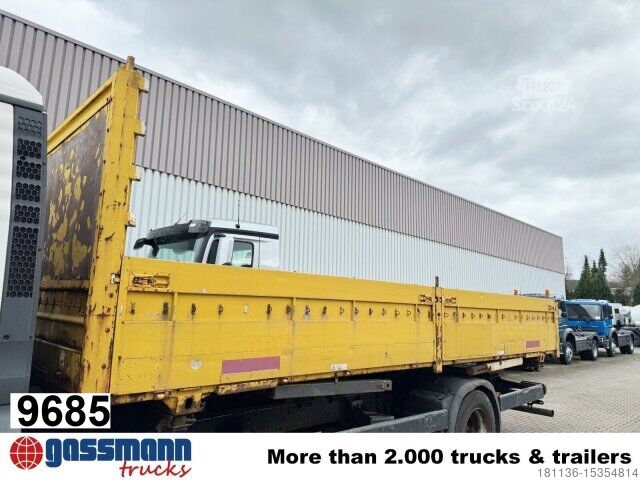 Samochód z wymienną zabudową Wechselpritsche mit Alu-Bordwänden