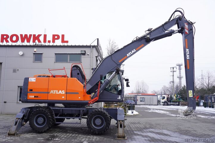 Materiālu apstrādātājs ATLAS 250MH material handling excavator