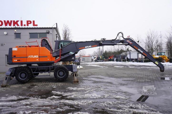 Materiālu apstrādātājs ATLAS 250MH material handling excavator