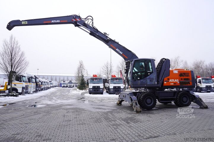 Materiālu apstrādātājs ATLAS 250MH material handling excavator