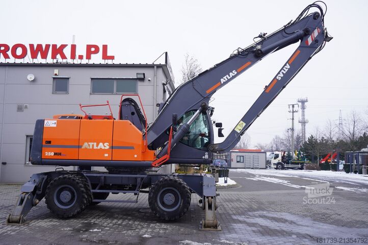 Materiālu apstrādātājs ATLAS 250MH material handling excavator