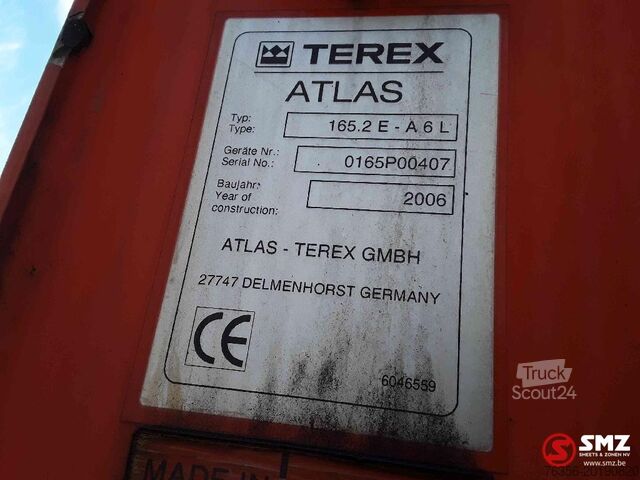 Ramię dźwigu Atlas Occ Autolaadkraan Atlas Terex 165.2 - A6L + radio