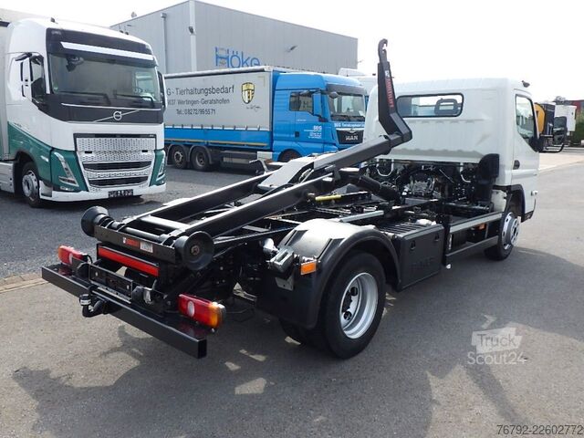 Damperli panelvan FUSO Canter 7 C 18 HIAB Abroller/AHK/Klima/LED/24 tkm